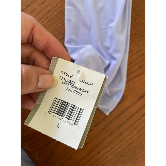 NWT Danny and Nicole Purple Top Size L - Picture 8 of 9